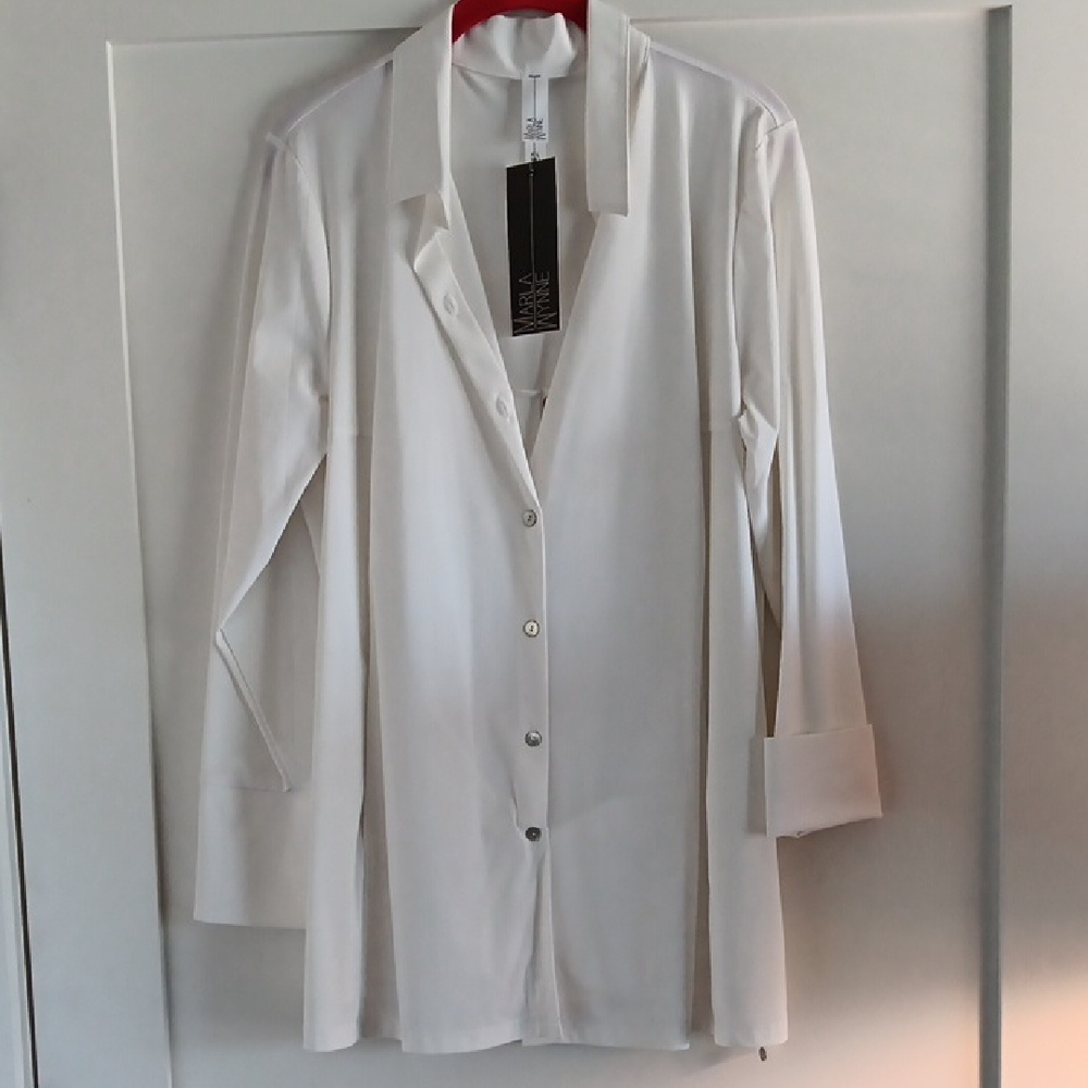 White Button-Up Shirt